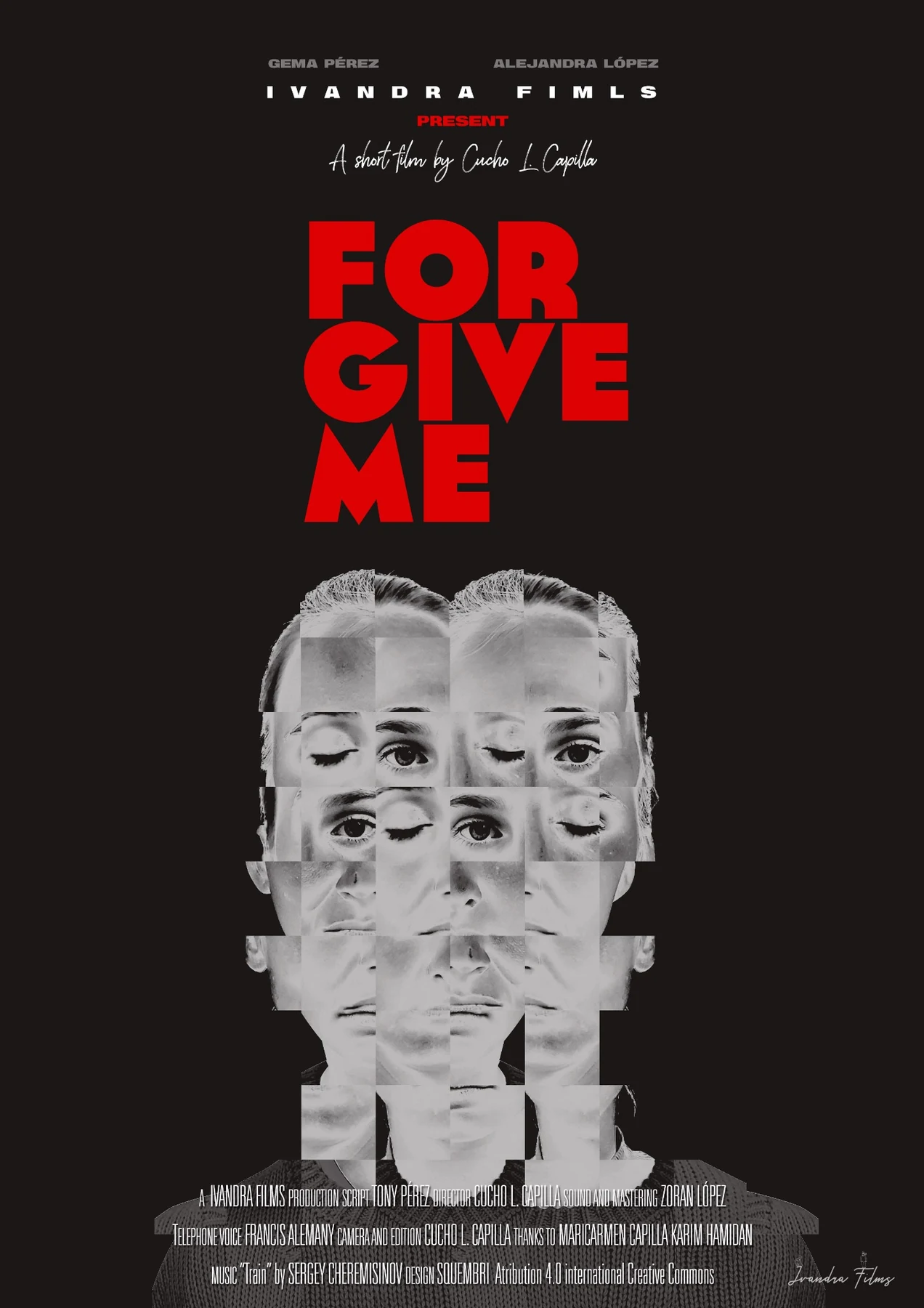 Cartel oficial internacional de Forgive Me